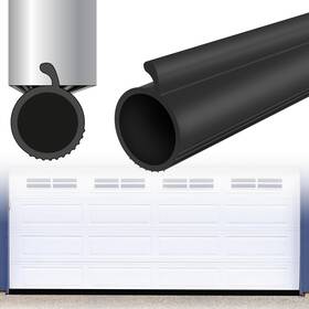 Ckmd-q-3m Soengsau 0.19 Inch P-bulb Garage Door Bottom Weatherstripping 9.8ft Black Replacement Sea