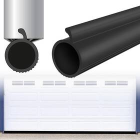 Ckmd-q-5m Soengsau 0.19 Inch P-bulb Garage Door Bottom Weatherstripping 16.4ft Black Replacement Se