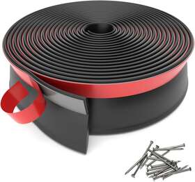 Sousery 313086992986 20feet Universal Garage Door Rubber Seal Bottom And Side Strip