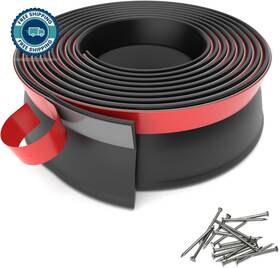 As-550112 Sousery 10ft Universal Garage Door Rubber Seal Bottom And Side Strip Replace
