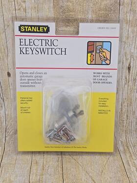 Stanley 038522019613 Oem Garage Door Electric Keyswitch Nos Nip