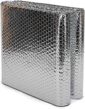 Startoneco 0.6 3m Reflective Window Insulation 24 Inch X 10 Ft Rv Siliver-23.6inch 10ft Silver