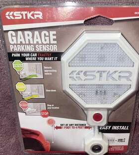 00382 Stkr Concepts Adjustable Garage Parking Sensor Aid White - New Sealed