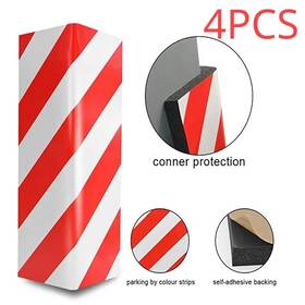 Supreme-goodsoutlet 313049164146 4pcs Garage Wall Protector Foam Edge Corner Bumper Guard Cars Anti-c