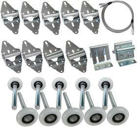 Surpass 445012448458 Garage Door Roller/hinge/top Bracket/wire Rope For 7ft Height Doors