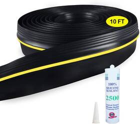 Surpass 445020276258 Universal Garage Door Bottom Threshold Seal Strip Diy Rubber Weather Stripping