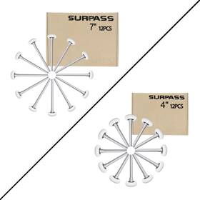 6200-2rs Surpass 756184578483 12 Pack 2ftft Ultra-quiet Nylon Garage Door Rollers 7 Inch Stem Double Sea