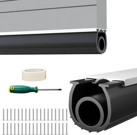 Cy-999 Symyda 16.5ft Heavy-duty U O Ring Garage Door Seal Bottom With Pre-dr
