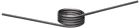 T032120250r Associated Spring Raymond Music Wire Torsion Right Hand Wind Direction