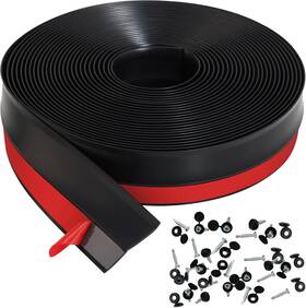 Taaizau 744110141016 32.8ft Garage Door Top And Sides Seal Strip Waterproof Includes 40 Screws