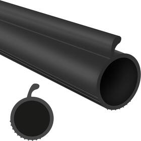 Che-q-5m Taaizau Garage Door Bottom 0.19 Inch P-bulb Seal Strip 197&apos &apos Black