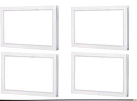 Clo2198 Tandefio 4 Pcs Garage Door Windows Vinyl Inserts Uv Resistant