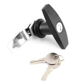 Tbest081g3urap2-02 Tbest Aramox T Handle Lock Replacement - Shape For Garage Default Black
