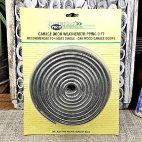 Teco Lumberlok 045073650127 Vtg Seal Strip Rubber Diy Weather 9 Ft Single Car Wood Garage Doors