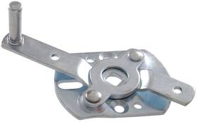853164 The Hillman Group 008236992243 Garage Door Swivel Lock - Plated 1-pack