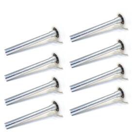 101149 The Rop Shop Vp1 2 Inch Nylon Garage Door Rollers With 4 Stem And 13-ball Precision Bearing 2-12 Pack