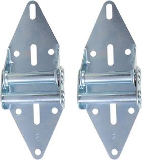 1011520002 The Rop Shop 1 Pack Of 2 18 Gauge Garage Door #2 Hinges Light Weight Embossed Standard Duty