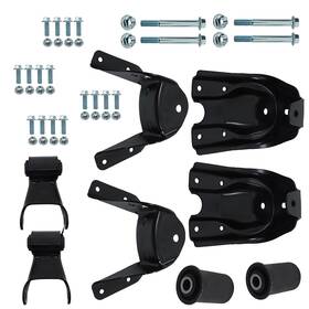 722-010 Thomletha Rear Leaf Spring Shackle Hanger Bracket Repair Kit Replacement For Chevy C150