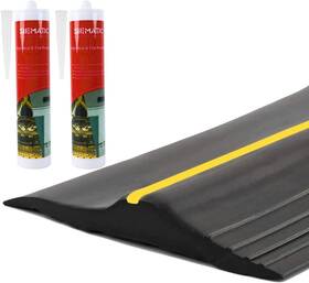 Tolanbbt 313039733758 20ft/6m Universal Garage Threshold Seal Strip With 300ml Black Sealants