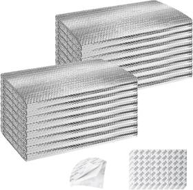 4567898765 Tolanbbt Garage Door Insulation Kit 16p Double Bubble Window Heat 20.5 X 54 In