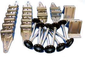 Toonets 711181365566 Garage Door Hinge And Roller Tune Up Kit For 16x7 Or 18x7 Nylon Rollers