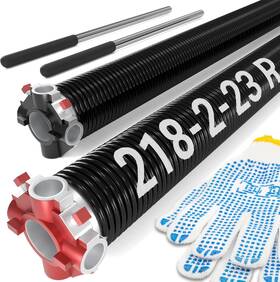 Toriexon 313051986958 Pair Of Garage Door Spring 0.218 X 2 Inch 23 18000 Cycles D