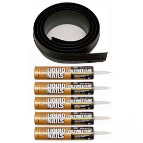 Tsunami Seal 445021227266 52 Ft. Black Garage Door Threshold Kit