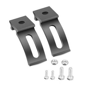 Uhanbut-unb-404 Uhanbut 2pcs Led Light Bar Mounting Brackets Adjustable Side Bracket Kit Slide 902-1