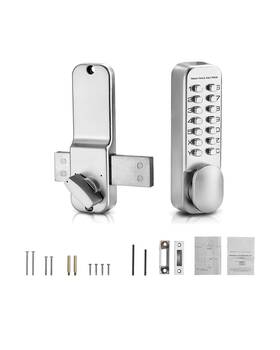 Uimoso Jxmmsbmazszmd0o8h Mechanical Keyless Door Lock With 14-key Single-sided Design