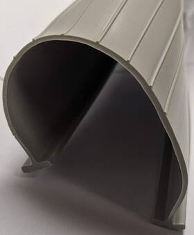 Universal- Grey 5/16 T-end 20 733353463245 Inch 20ft Garage Door Bottom Weather Seal Strip Rub