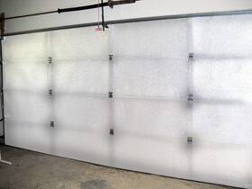 Us Enegy Products 686820255976 Ant Nasa Tech White Reflective Foam Core 2 Car Garage Door Insulation Kit 18