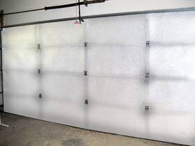 Us Energy Products 046864489744 Nasa Tech White Reflective Foam Core 1 Car Garage Door Insulation Kit 9ft Wi