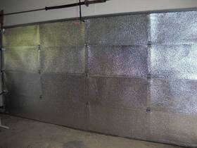 Us Energy Products 219497757744 Nasatech Pre-cut For 8 Panel 1 Car Garage Door Reflective Insulat