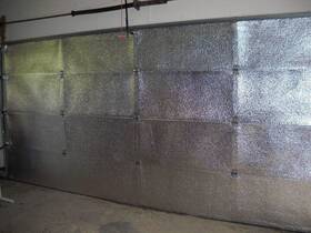 Us Energy Products 821456525226 Nasatech Pre-cut For 16 Panel 2 Car Garage Door Reflective Insula