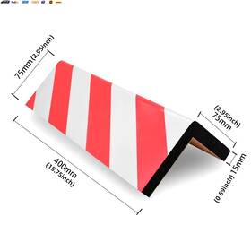 Usa-viralfinds 705353308550 Garage Wall Protector Foam Corner Guard For Parking Garage- Edge