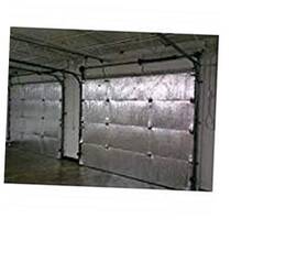 Usep 746767192410 Nasa Tech White Reflective Foam Core 2 Car Garage Door Insulation Kit 16ft