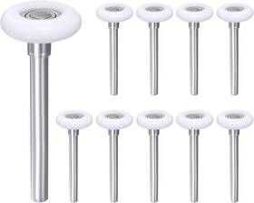 A23091300ux0290 Uxcell 10pcs 1.8 Inch Nylon Garage Door Rollers For 2 Track 4.25 Stem Quie