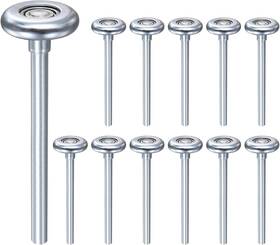 Uxcell A23091300ux0314 12pcs 1.8 Inch Steel Garage Door Rollers For 2 Track 7 Long Stem Ro