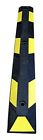 Vetlc13101blkylw Parking Curb Inch Long Rubber Block Wheel Stop 812542020909