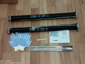 Gz-29 Vevor Garage Door Torsion Springs Pair Of 0.25 X 2 29inch With Winding Bars