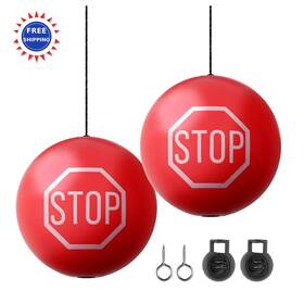 Qiu-0302 Vkqts Garage Tennis Ball Parking Aid 13ft Anti Collision Hanging 2pcs Aids Cars