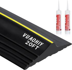 Vuaohiy 445007837847 Universal Garage Door Bottom Threshold Seal Rubber Strip With Adhesives Diy Wea