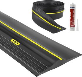 Vuaohiy 705353234392 Universal Garage Door Bottom Threshold Seal Rubber Strip With Adhesives Diy Wea