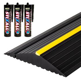 20ft8 Weather Defender 787791976188 Inch /6.3m Xl Ultimate Garage Door Threshold Seal Kit With Adhesive And Gar