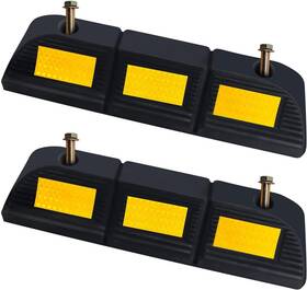 89s81m08wl030 Wecarlle Parking Stopper For Garage Aid 2 Pack Block Car Truck Curb Floor Parkin