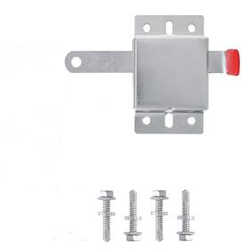 88382 Wedelweib Garage Door Side Lock Inside Deadlock For Most Single Silver