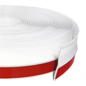Wellco 313098732785 32.8 Ft.garage Door Top And Side Seal Strip White