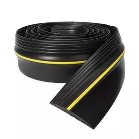 Wellco 445041113167 10 Ft. Black Universal Weatherproof Rubber Seal Strip Installs Easily For Garage