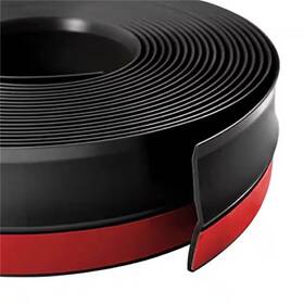 Wellco 705353321320 32.8 Ft.garage Door Top And Side Seal Strip Black