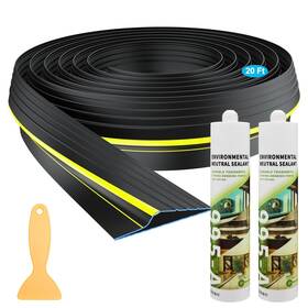 West Bay 658906654935 Garage Door Seal 13.4 Ft Long Bottom Rubber Weatherproof Threshold Se